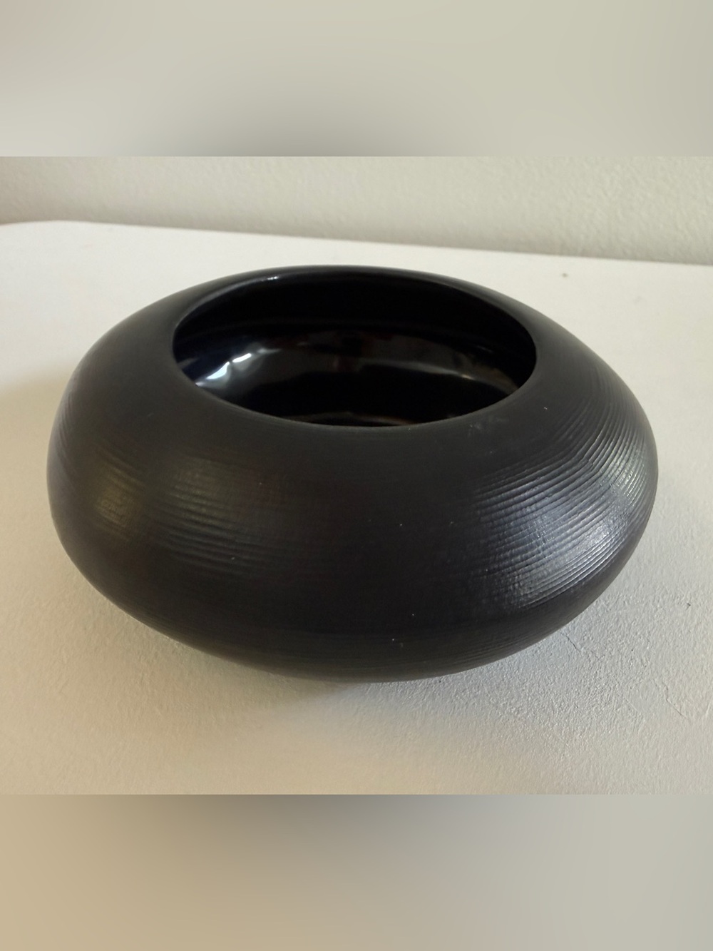 ALEXIS BITTAR Large Puffy Lucite Bangle Bracelet - Black (M/L)